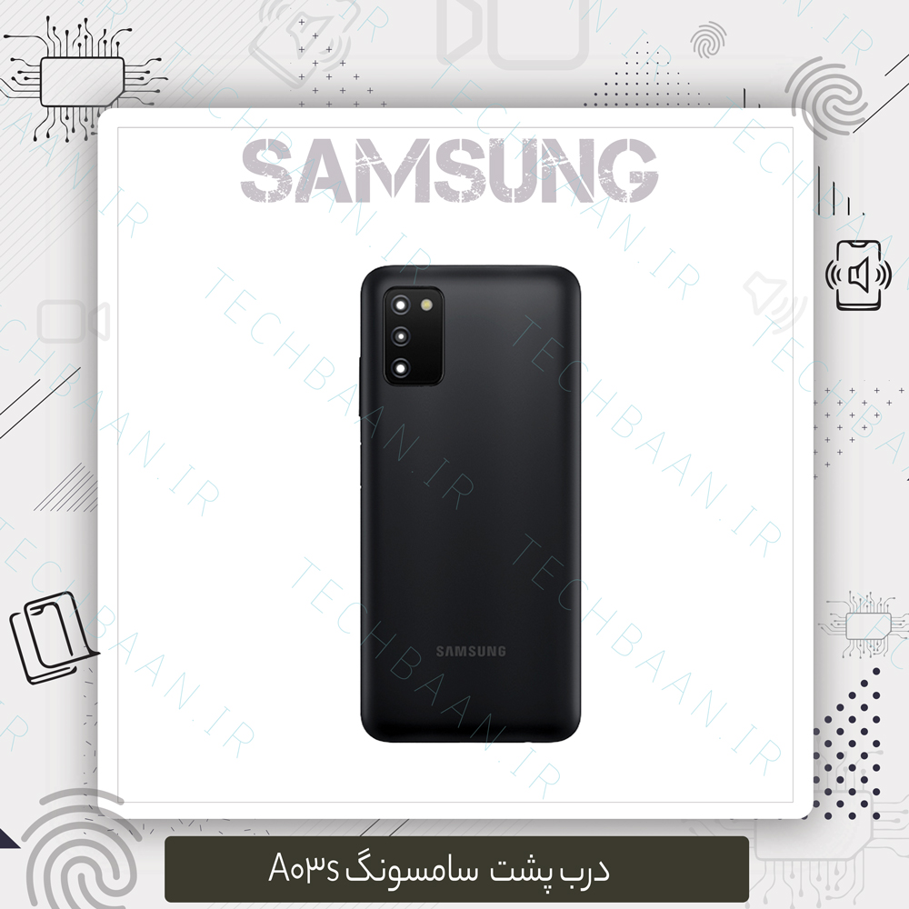 در پشت A03s Samsung